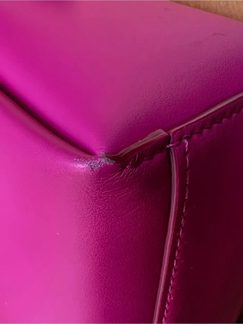Marni Toggle Pink Leather Crossbody Bag with Gold Chain Strap